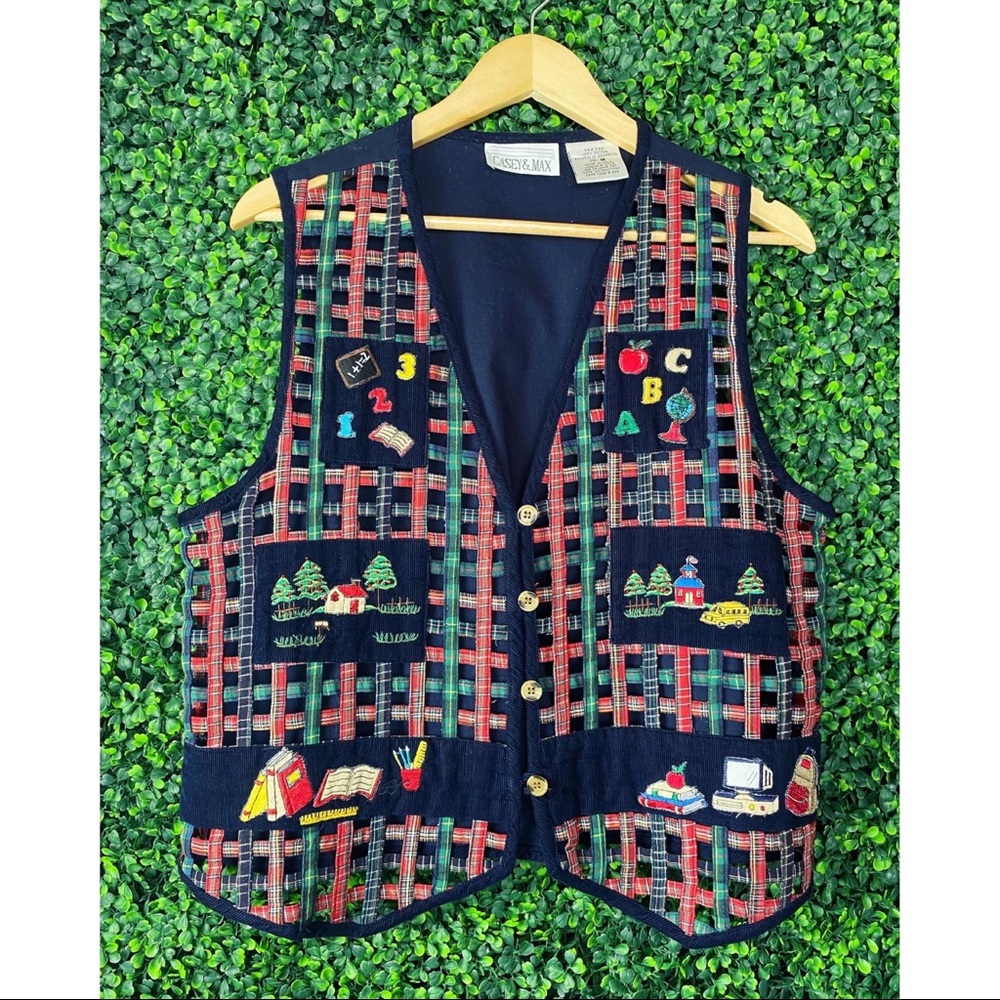 Back to school vintage vest for teachers!